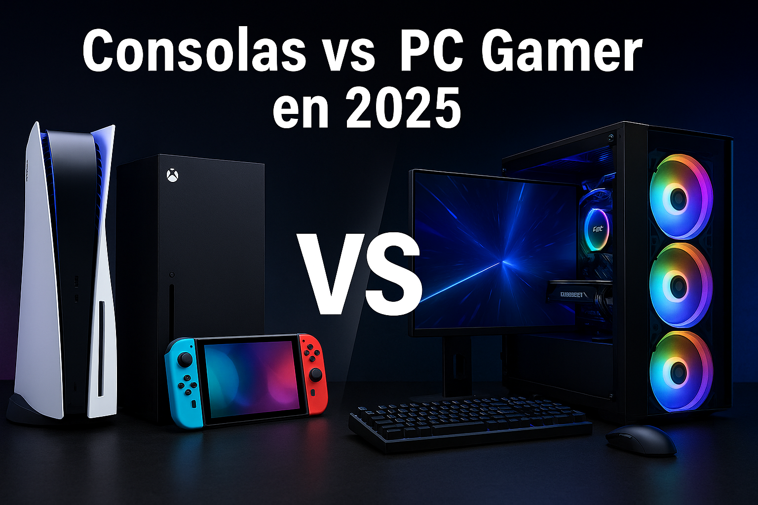 Comparativa: consolas vs PC gamer en 2025 Comparativa: consolas vs PC gamer en 2025